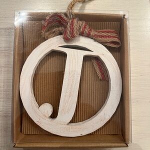 New Mudpie Mud Pie J Christmas Ornament